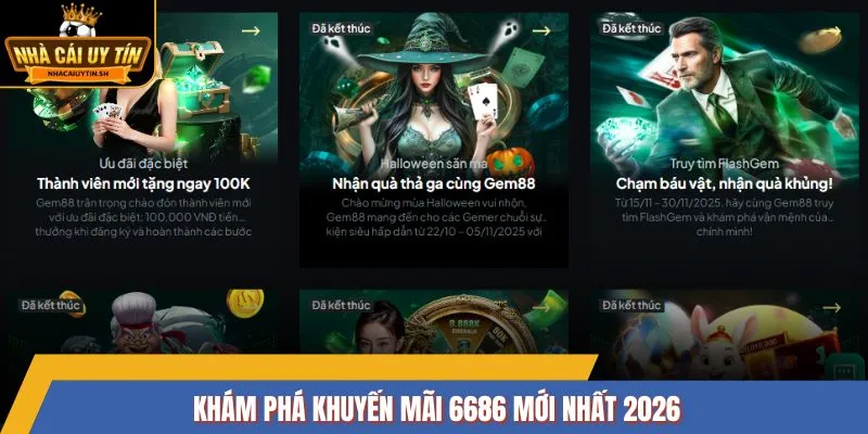 Khám phá khuyến mãi 6686 mới nhất 2026