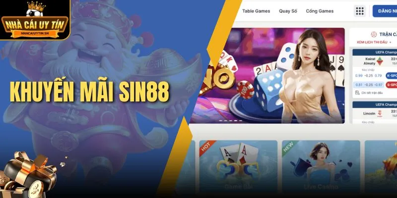khuyến mãi Sin88